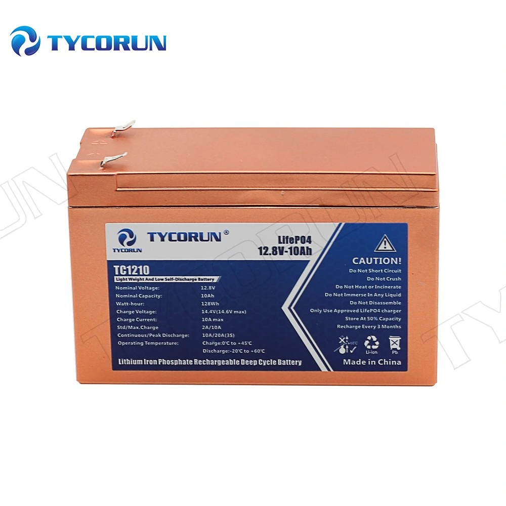 Tycorun 12V 12.8V 10ah Lithium Ion Battery Pack LiFePO4 Battery to Replace SLA Battery