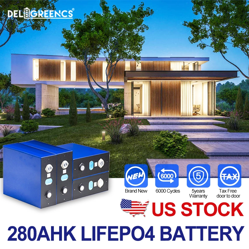 Factory Direct Sale Bateria De Litio Lithium Iron Phosphate 3.2V 280ah LiFePO4 Battery 12V 280ah Pack Us Warehouse