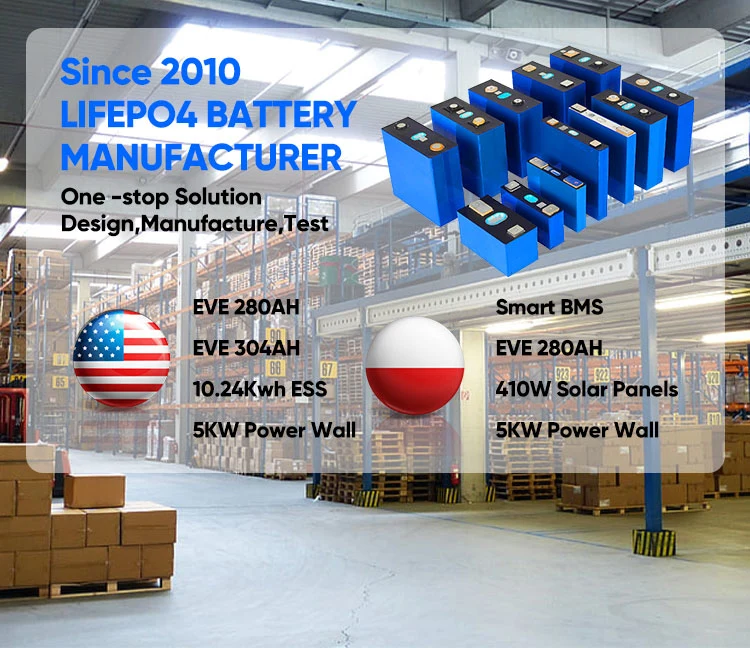 Factory Direct Sale Bateria De Litio Lithium Iron Phosphate 3.2V 280ah LiFePO4 Battery 12V 280ah Pack Us Warehouse