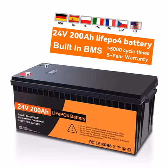 batería de iones de litio 8s3p 24V 300ah EV 7680wh 24V LiFePO4