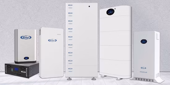 Baterías de hierro Eitai 10kwh 48V 200ah LiFePO4 para almacenamiento de energía solar Telecom