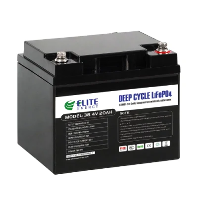 Paquete de batería de litio recargable Elite 36V 20ah Li Ion LiFePO4 18650 32650 Batería de bicicleta eléctrica para carrito de golf/vehículos de baja velocidad/almacenamiento de energía